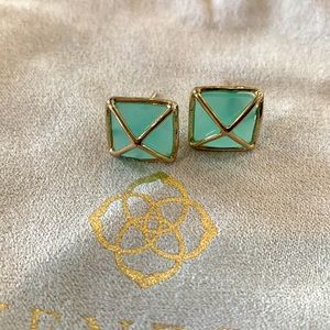 Kendra Scott Chalcedony stud earrings